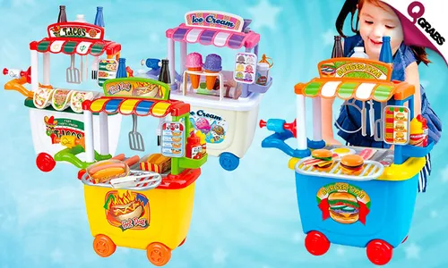 Playgo Gourmet Food Cart Play Sets!